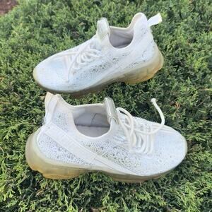 Steve Madden MAXIMA WHITE RHINESTONES Women’s‎ Sneakers Size 9 Shoes